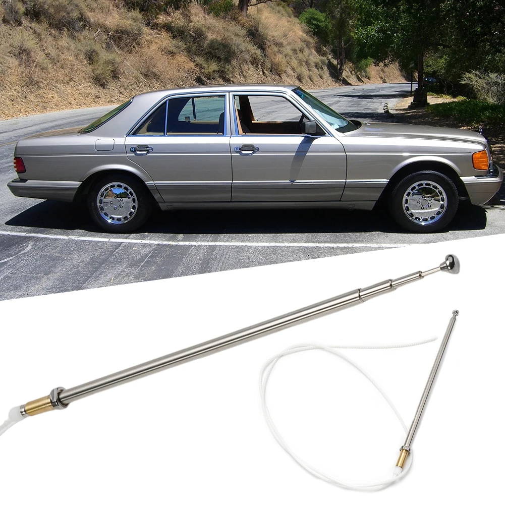 

Auto Radio Antenna Power Antenna Mast Replacement For-Mercedes-Benz W124/W126/W201/C107/R107 Exterior Parts