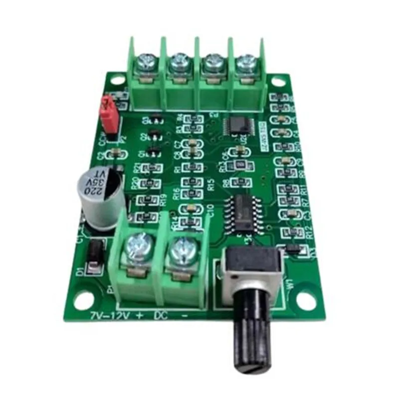 7V 12V Brushless DC Motor Driver Controller Board with Reverse Voltage Over Current Protection for Hard Drive Motor 3/4 Wire