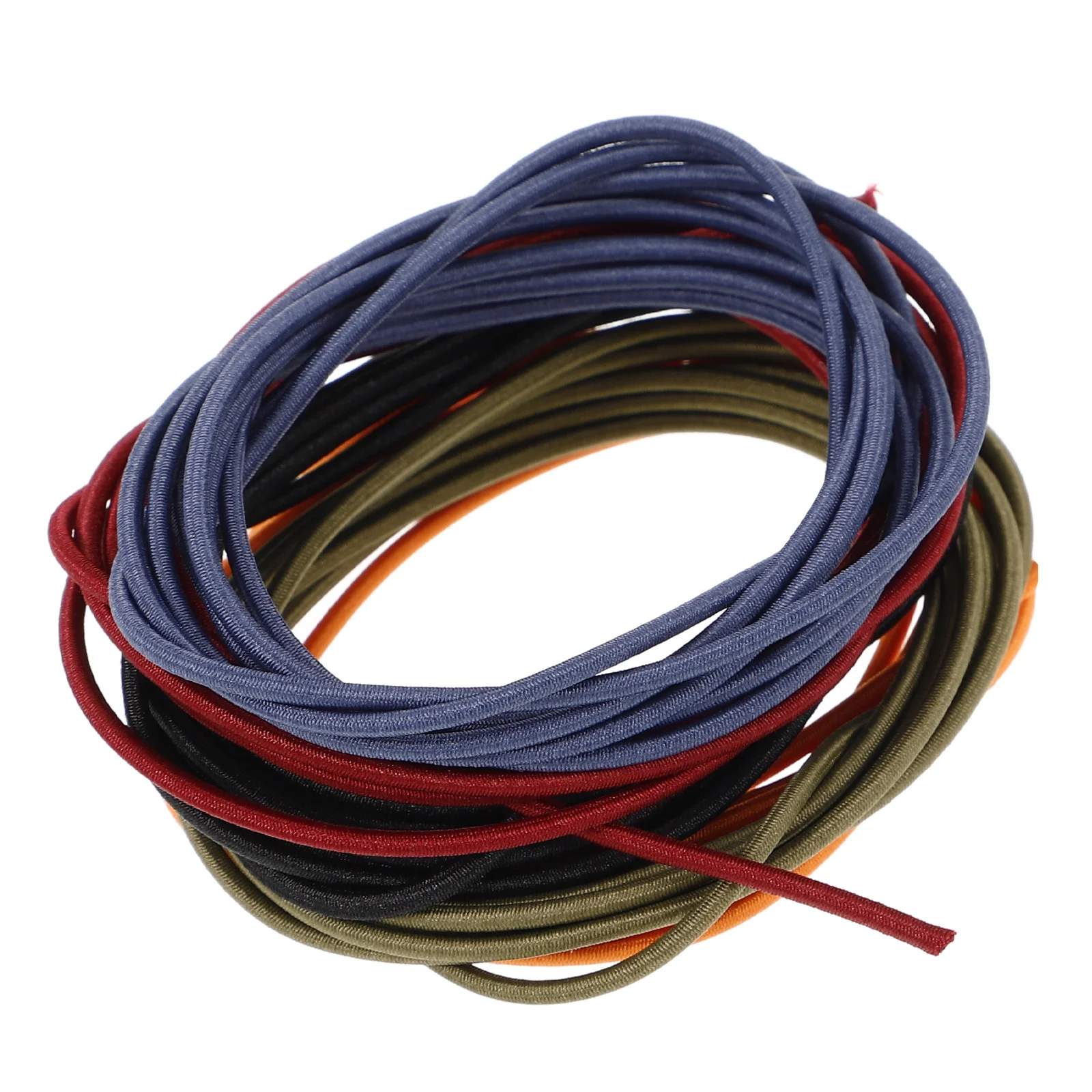 

5Pcs Elastic Band Nylon Spring Wraps Band Book Strap Fixing Strap for Notebook Travel Notebook Accessories Journal Wrap