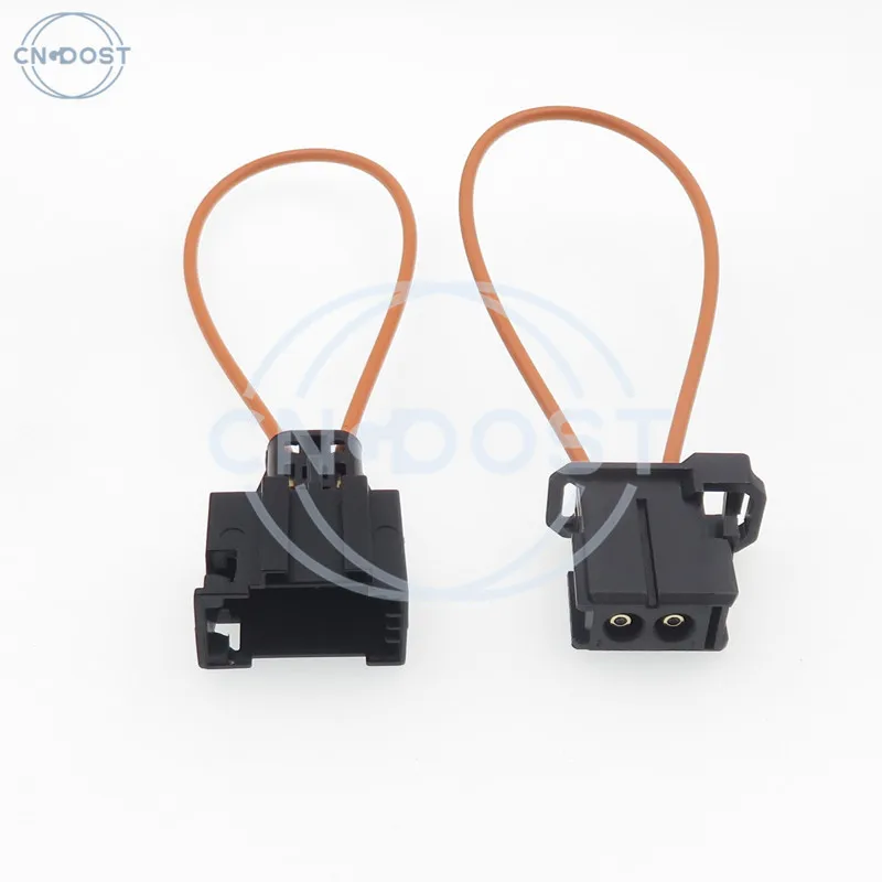 1 Pcs AC Assembly MOST Fiber Optical Optic Loop Bypass Adapter Cable Socket For Audi BMW Porsche Mercedes-Benz