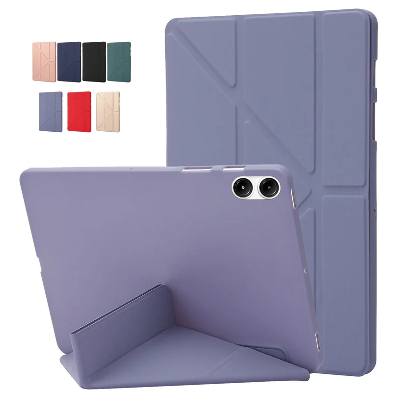 

Funda For Redmi Pad Pro Case 12.1 inch Smart Folio Soft Back Stand Tablet Coque For Xiaomi Poco Pad Case For Redmi Pad Pro Cover