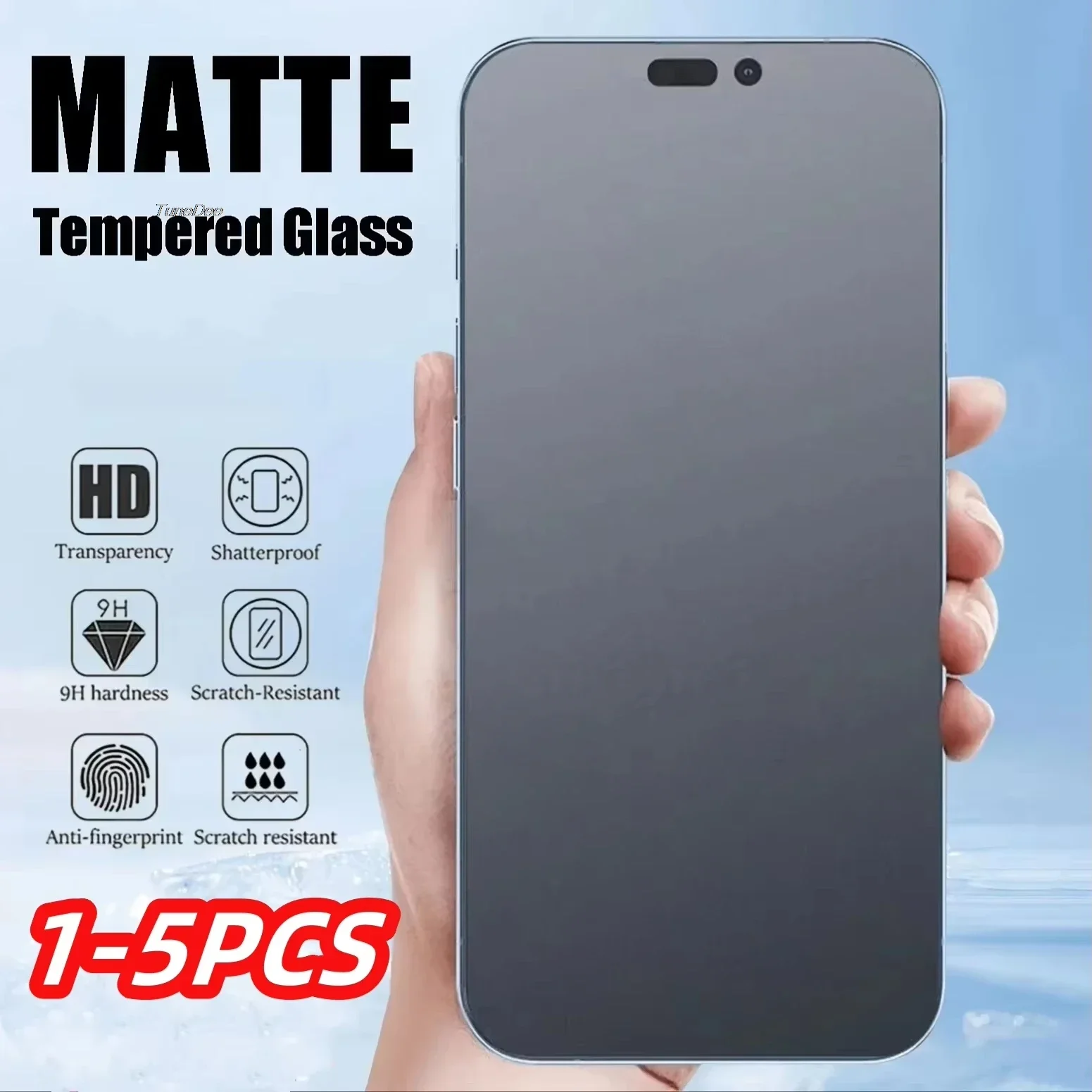 5pcs Matte Screen Protectors For Samsung Galaxy S24 S25 Ultra S23 FE S21 Plus S20 FE S24+ S23+ S22+ Full Cover Protective Glass