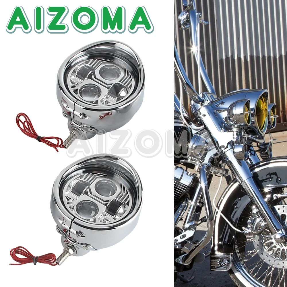 Retro Vintage Style Headlight Motorcycle 4.5