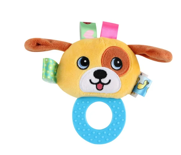 Cute Baby Crib Stroller Toy Rabbit Bunny Bear Baby Rattles Soft Plush infant Doll Mobile Bed Pram kid Animal Hanging Ring