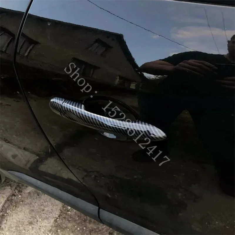 For Renault Scenic 3 Iii Grand 2011 2012 2013 2014-2016 Carbon Fiber Car Stickers Door Handle Cover Trim car Styling Accessories view 6
