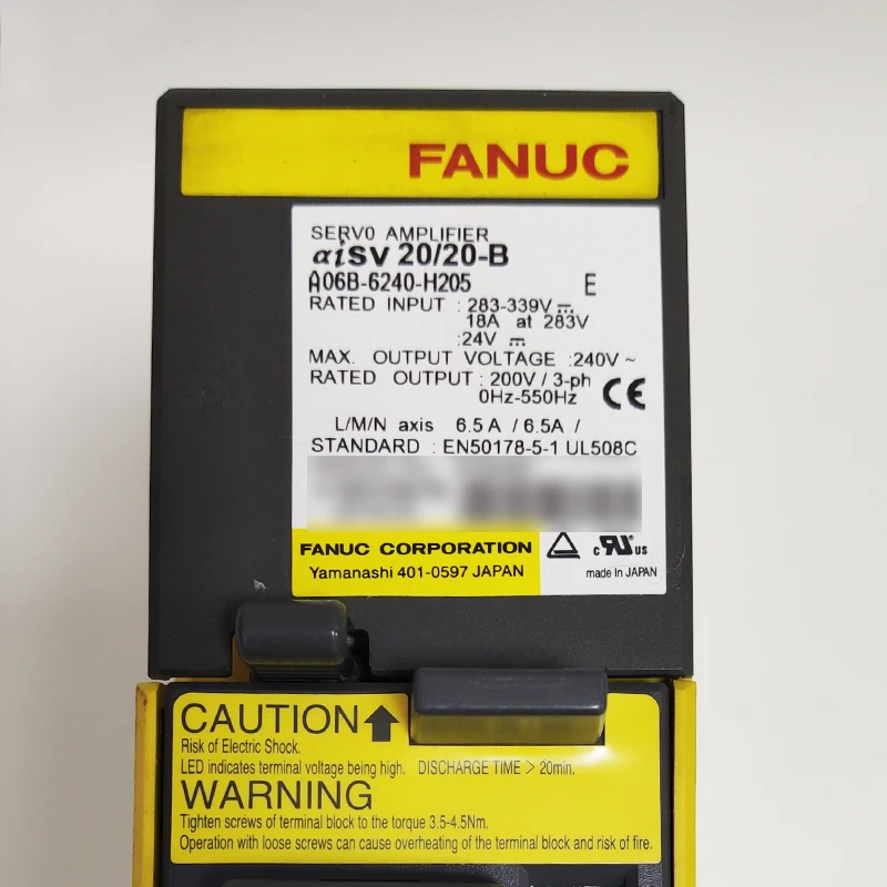 FANUC Original A06B-6240-H203 A06B-6240-H205 Servo Driver