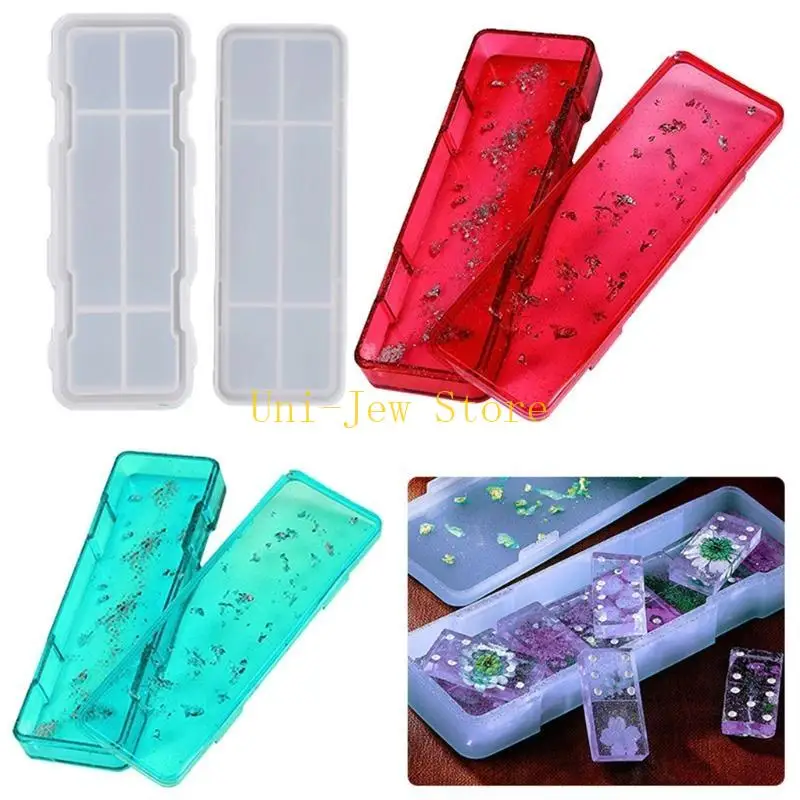 40 جيجابايت قلم رصاص صندوق تخزين الحاوية قالب راتنج الايبوكسي الصب مربع تخزين مستطيل