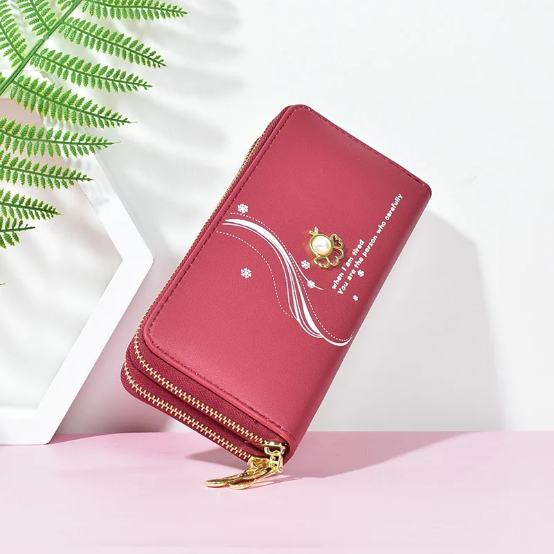 zipper-wallet-for-women-long-large-capacity-clutch-student-double-layer-wallet-korean-style-pearl-coin-and-phone-bag