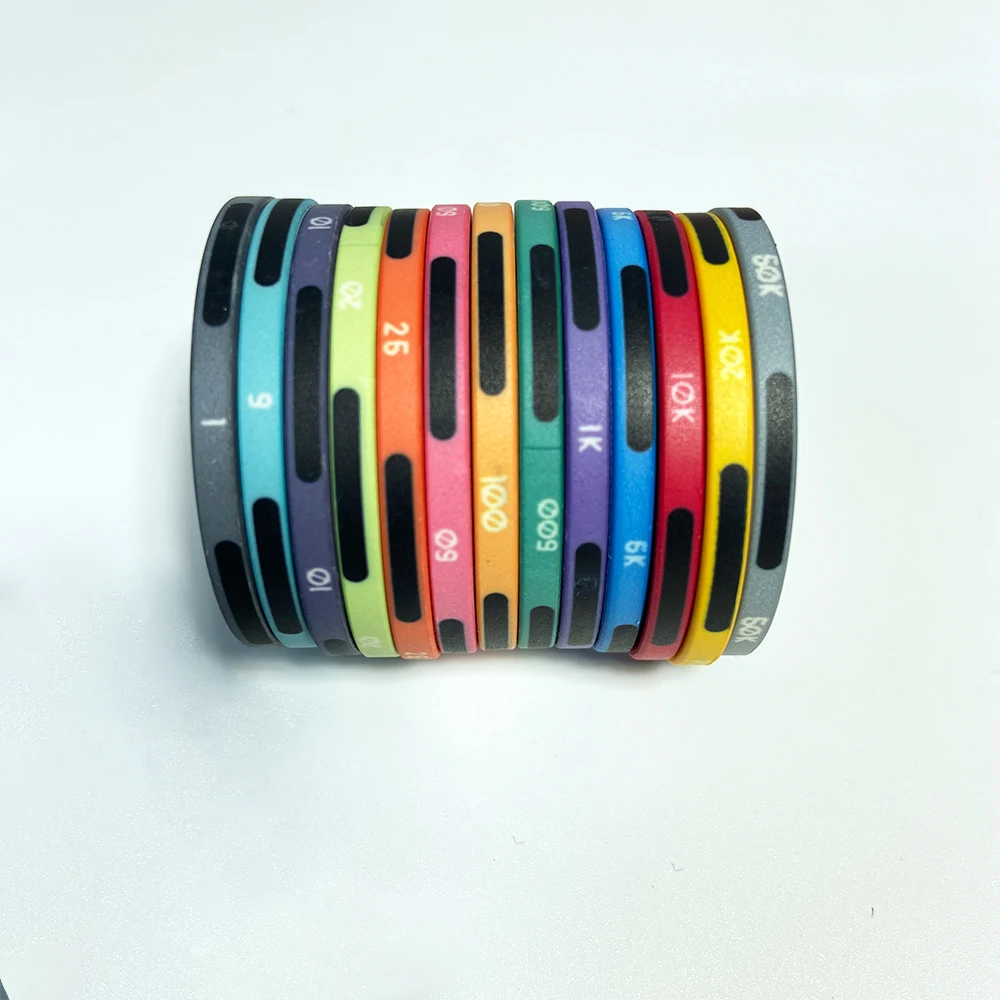 Fichas de póker de cerámica de 10 piezas, fichas de Casino Texas Hold\'em de 39mm, monedas de entretenimiento, fichas redondas de varios nombres