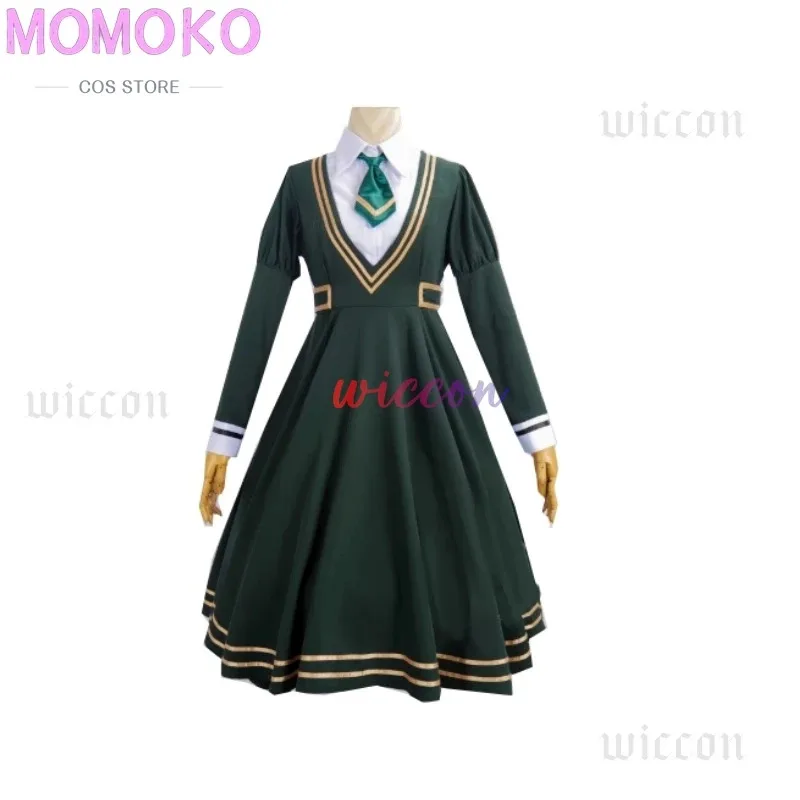 

Zizi 2025 WITCH WATCH Miyao Nemu One Character Lives In The Next Town с длинными черными волосами и голубыми глазами Косплей Костюм Аниме F