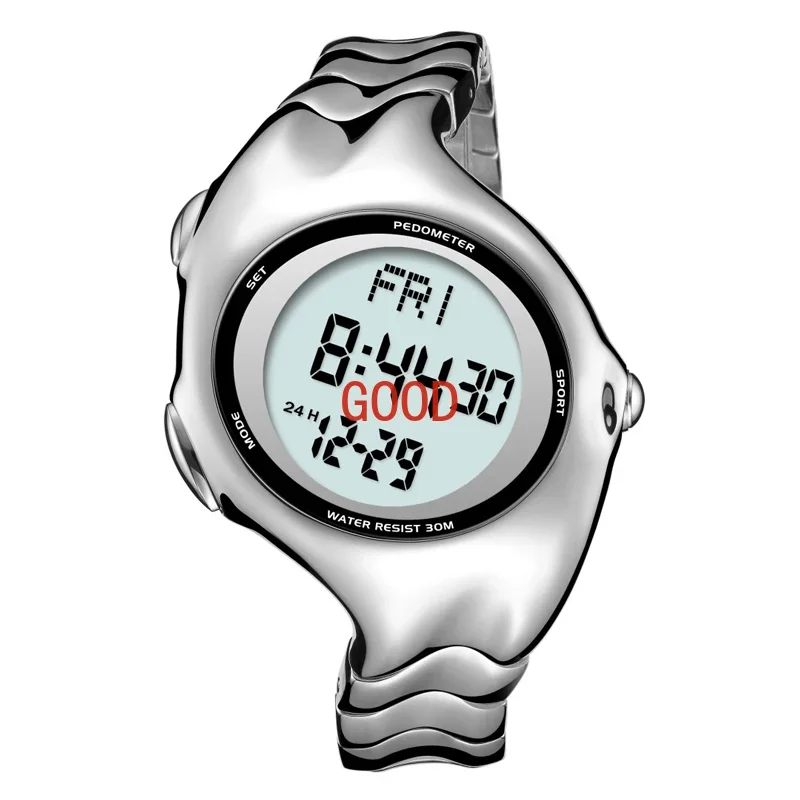 

IB DESIGN-relojes de Metal únicos para hombre, relojes BENLY Retro futuristas, moda Punk, electrónico, elegante, Y2K, X5000