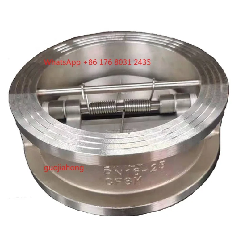 

Dual Plate Ductile Iron Universal Vertical Wafer Butterfly Flap Type Check Valve DIN Flange Butterfly Type Check Valve