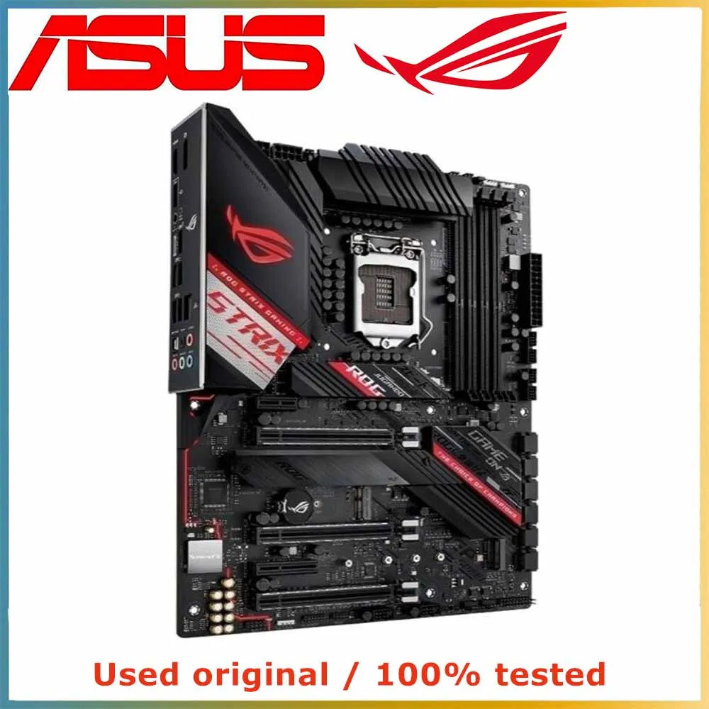 ASUS ROG STRIX Z490-H GAMING Z490H 128GB USB3.2 Type-C M.2 HDMI LGA 1200 DDR4 ATX Motherboard