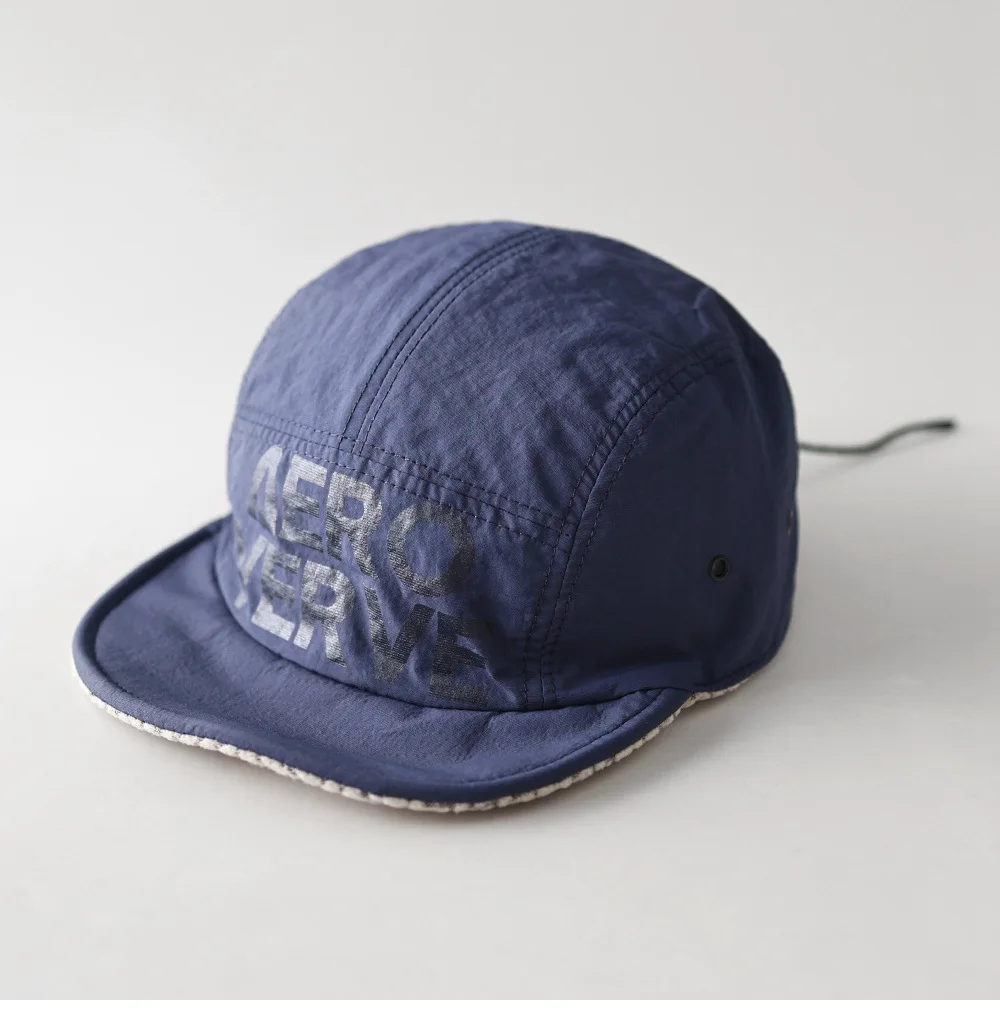 Autumn New Foldable Short Brim Cap Reversible Wear 5-Panel Hat with Printed Letter Unisex Fashion Casual Versatile Baseball Cap