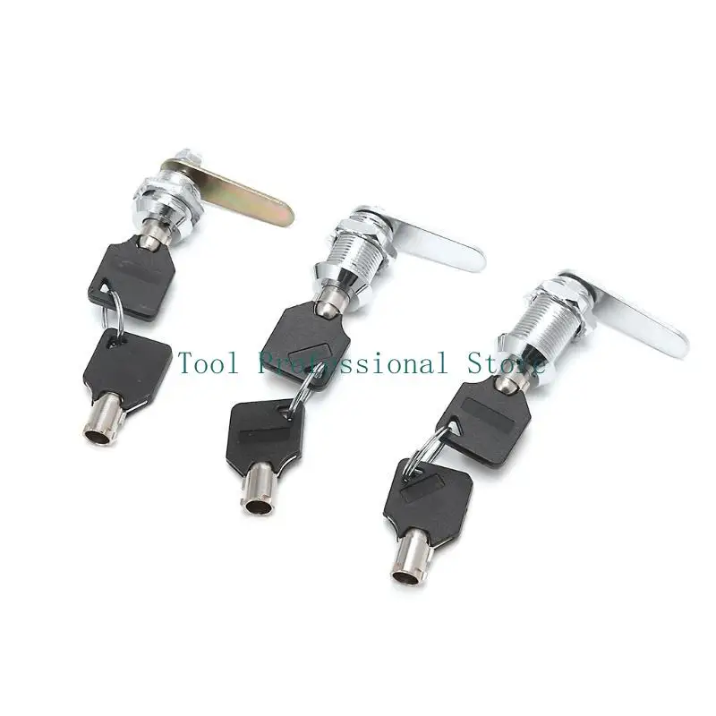 57QF درج أنبوبي قفل كامة لباب صندوق البريد خزانة خزانة لث/2 مفاتيح 16-30 مللي متر #5