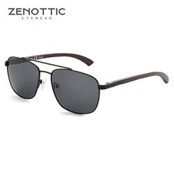 ZENOTTIC 2026 Wood Polarized Sunglasses for Men100% UV Protection Fishing Driving Golf Shade Sun Glasses
