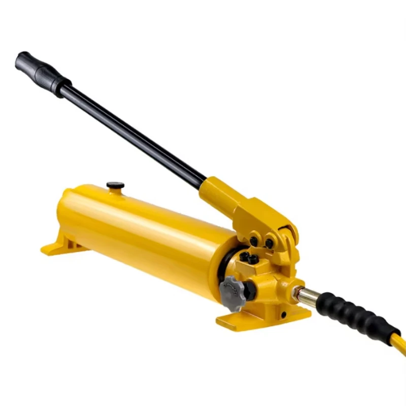Manual hydraulic pump with pressure gauge 2-speed power pack for hydraulic lifting of high-efficiency hand pumps