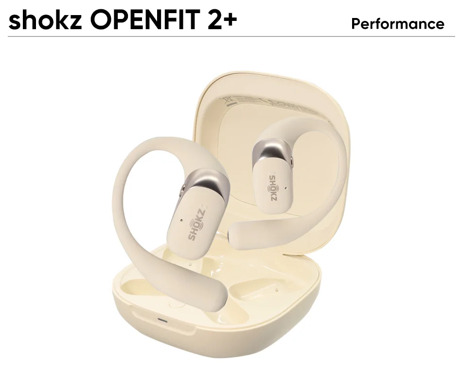 Original Shokz Openfit 2+ T921 Open-Back-Kopfhörer, mit Dolby Audio, kabellosem Bluetooth 5.4, Ohrbügel-Design, KI-gesteuerter Geräuschunterdrückung und IP55-Schutzklasse. – Detail 3
