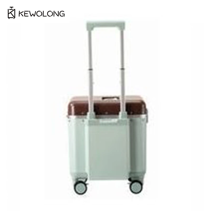 Cake Shape Kawaii Cosplay Suitcase 20 Inch, Aluminum Frame Sit-On Carry On, Convention Makeup Storage Case