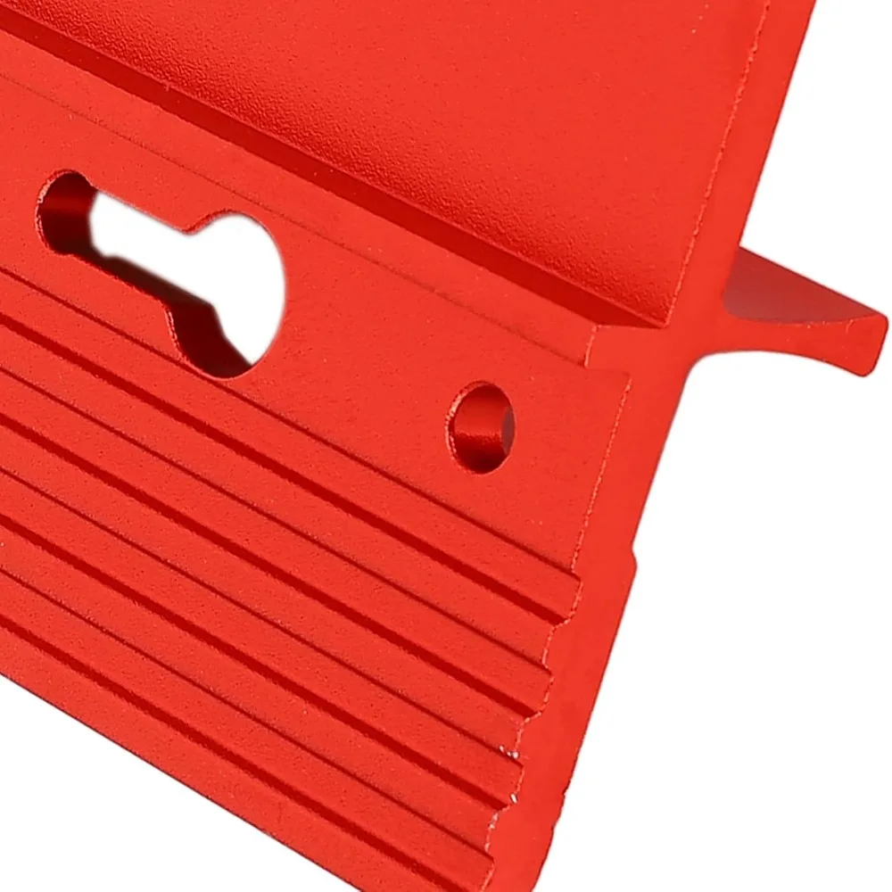 Aluminum Alloy Drywall Fitting Tool Red Durable Plaster Positioning Board Precise Positioning Roof Plaster Fixing Board