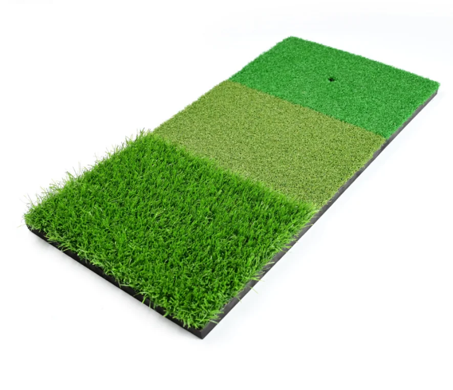 60*30cm Portable golf practice mat 3-in-1 Golf Strike Pad Golf Hitting Mat Golf Blow Pad Golf artifical turf