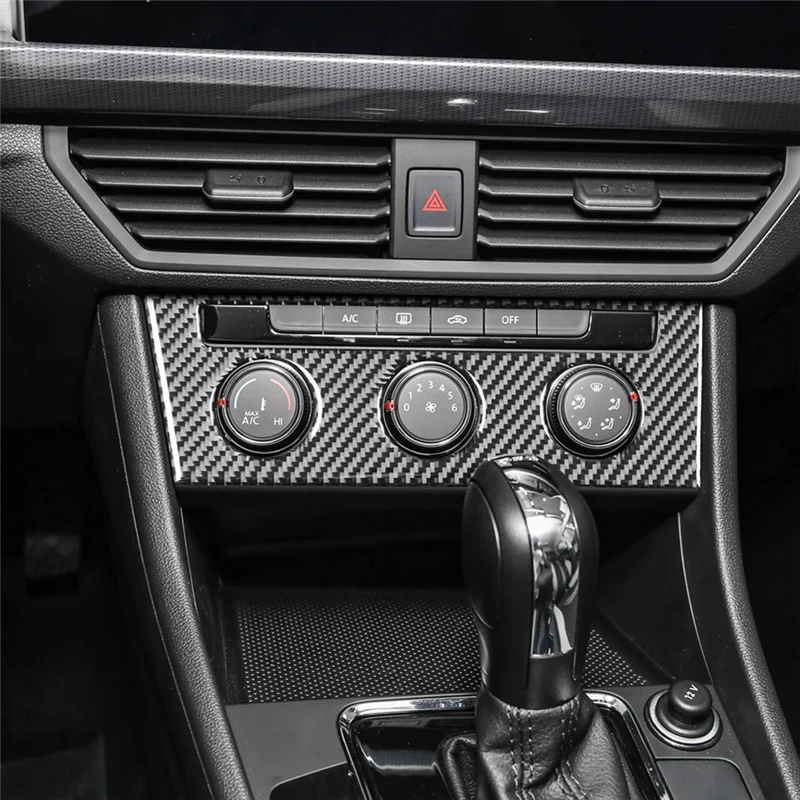 

НОВИНКА-для Jetta Mk7 Bora 2019-2023, консоль из углеродного волокна, рамка управления переменным током, накладка, аксессуары