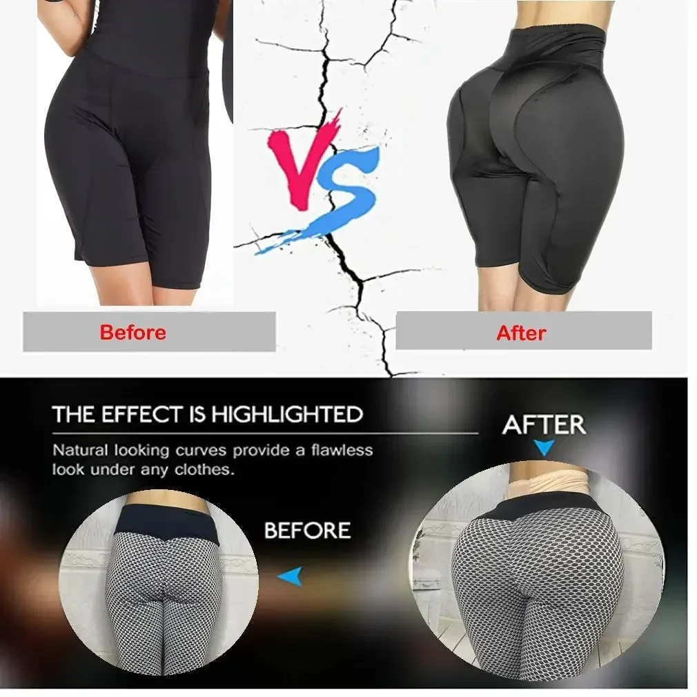 BBL-ropa interior para mujer, pantalones cortos falsos, Control de barriga, levantamiento de glúteos, almohadillas transpirables para cadera, bragas, potenciador de glúteos, ropa moldeadora de cuerpo