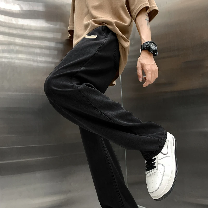 

Men's Outdoor Fishing Casual Fashion Loose Comfortable Breathable Straight Leg Pants Trendy Versatile Four Season Classic Jeans