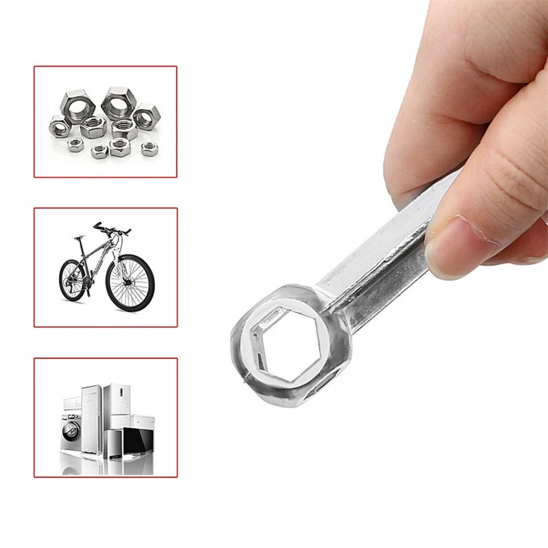 High quality Bike 10 In 1 Dog Bone Mini Pocket Hexagon Wrench Multi-Tool Bicycle Keychain