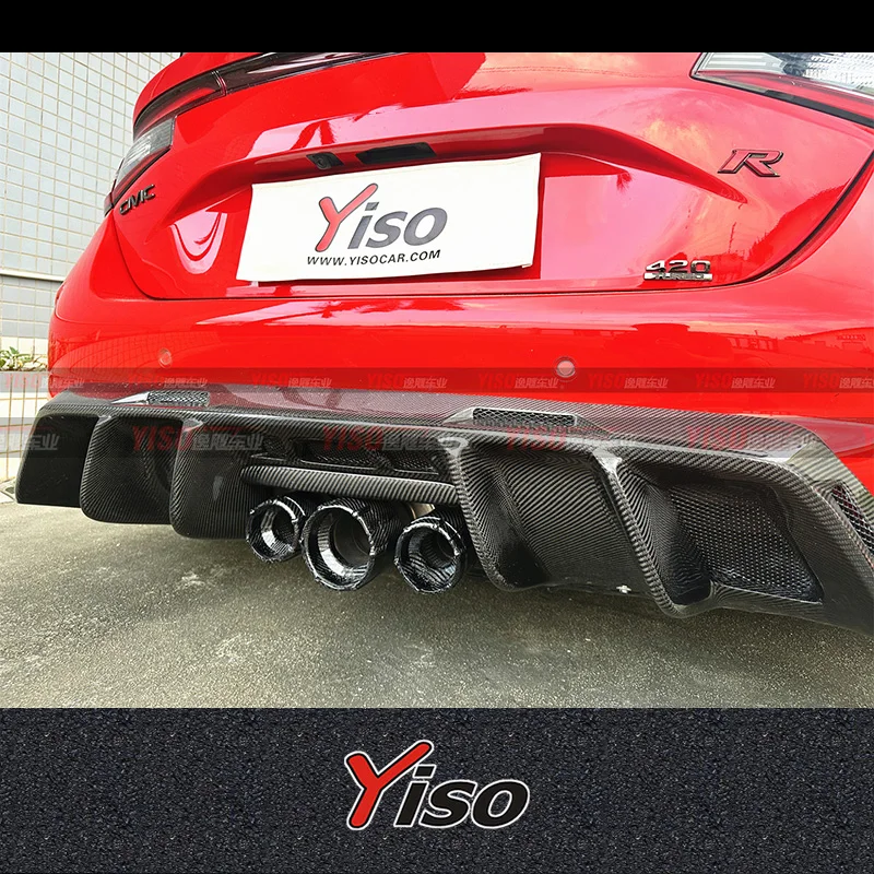 Suitable for FL5 TYPER Carbon fiber modifying exhaust pipe tailpipe and YISO carbon fiber tailpipe Tail Throat
