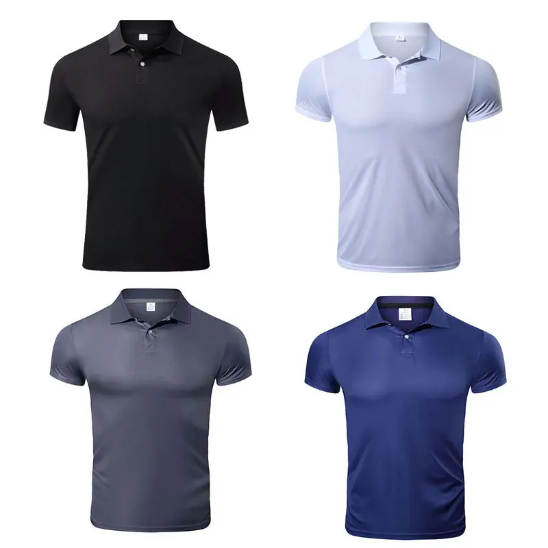 Polo t shirt Quick Dry Short Sleeve Sport T Shirt Gym Jerseys Fitness Shirt Trainer Running T-Shirt For men Top Running T Shirt