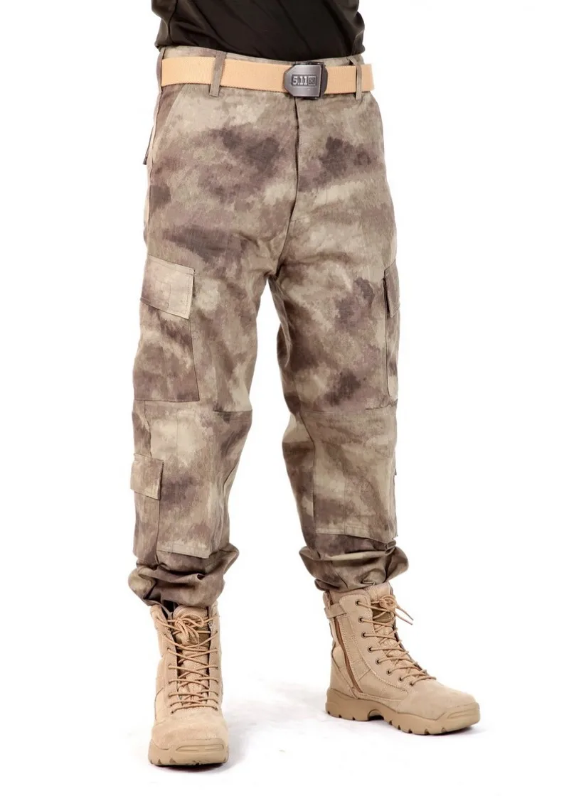 Outdoor CS Expansion Camouflage Pants Training Tactical Pants Multi-Functional Combat Frog Pants Casual Training Pants