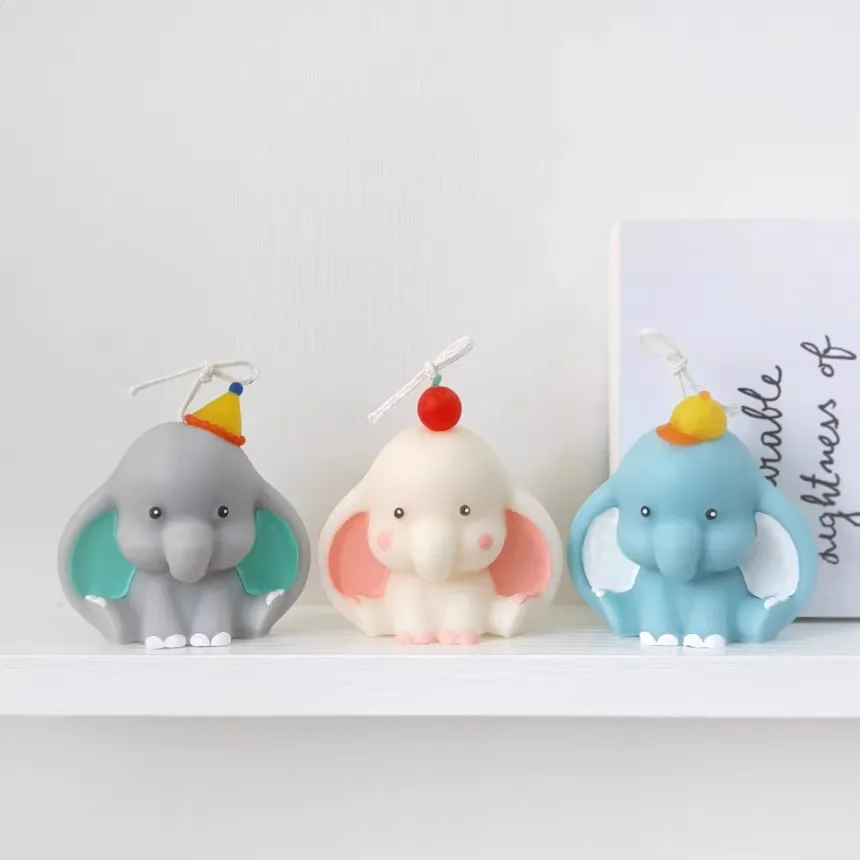 

Dumbo Cartoon Silicone Candle Mold, Elephant Plaster, Plaster Decoration, Handmade DIY Materials, Ins, 3-Dimensional