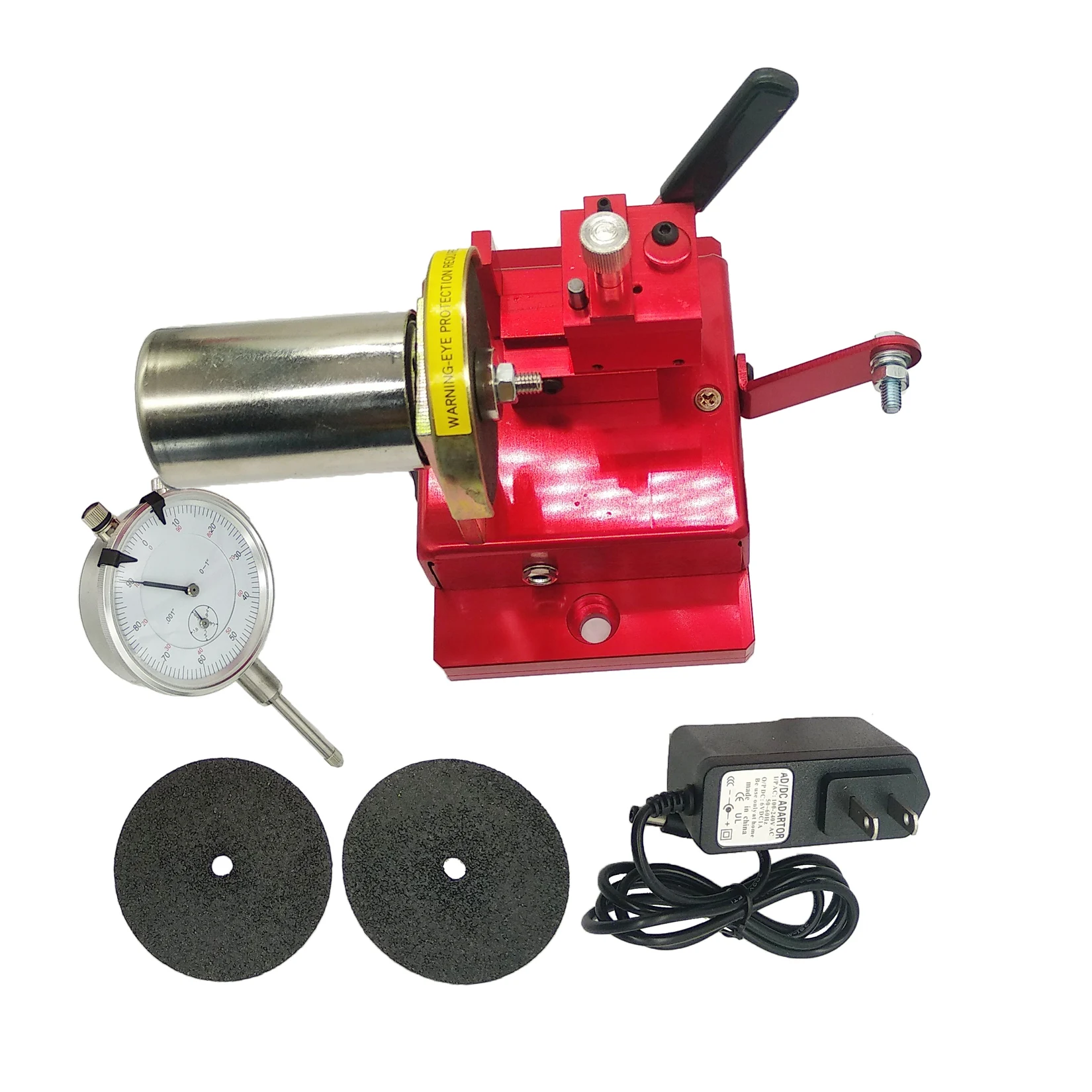 66765 Electric Piston Ring Filer W 12v Rechargeable Battery & 120-Grit Grinding Wheels