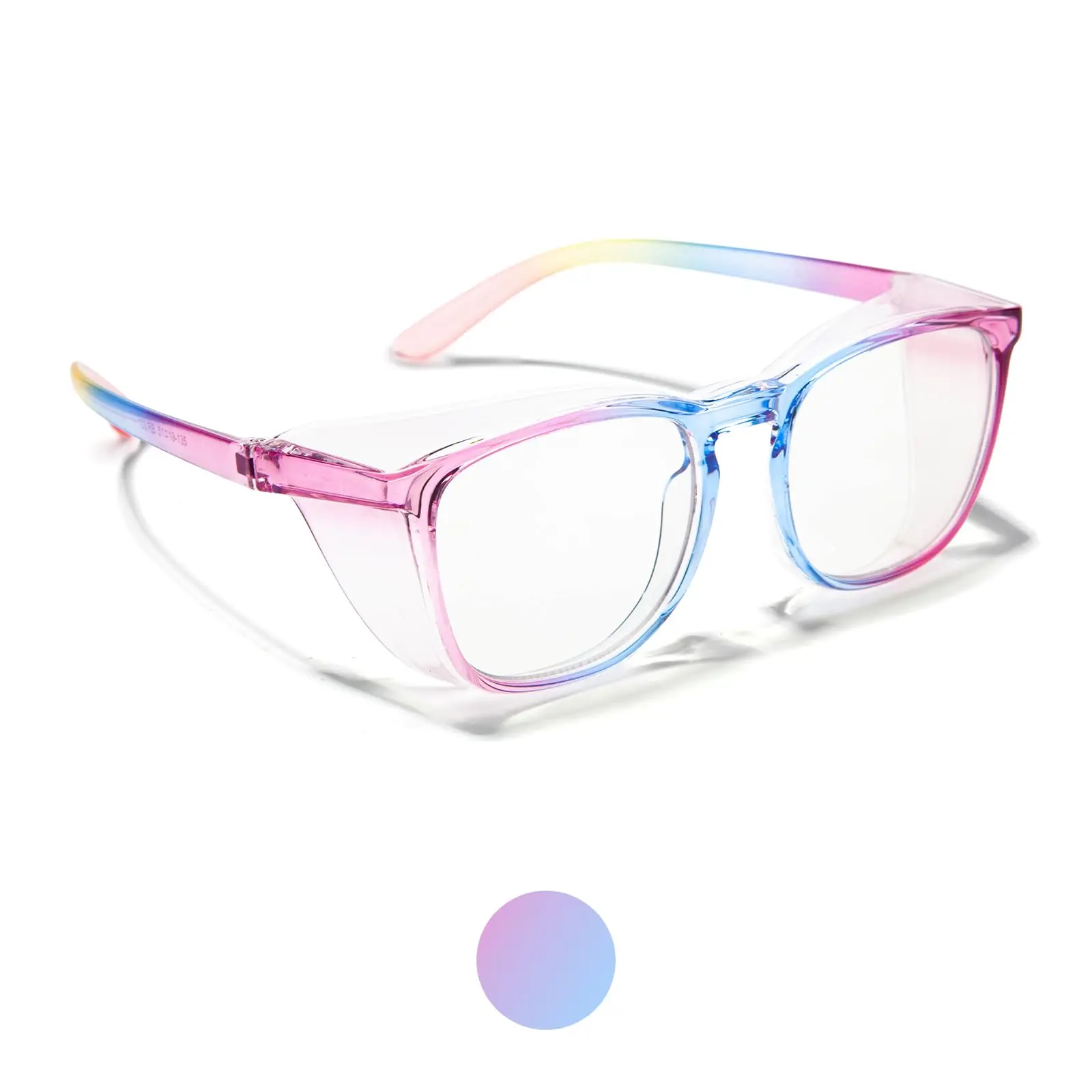 Anti-Beschlag-Schutzbrille für Männer und Frauen, Stylische Schutzbrille mit Seitenschutz, Komfortabler Augenschutz für Pflegekräfte und Erwachsene