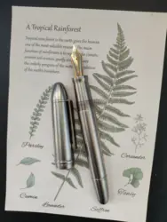 New Huge Large Titanium Full Metal Fountain Pen Jinhao NO.8 Nib Leadership President Business Writing Smooth Office Gift