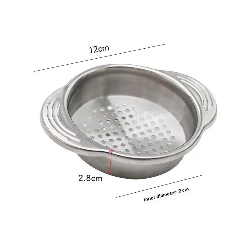 1PC Stainless Steel Can Strainer Universal Colander Sieve For Beans Vegetables Fruit Tuna Kitchen Drainer Tool