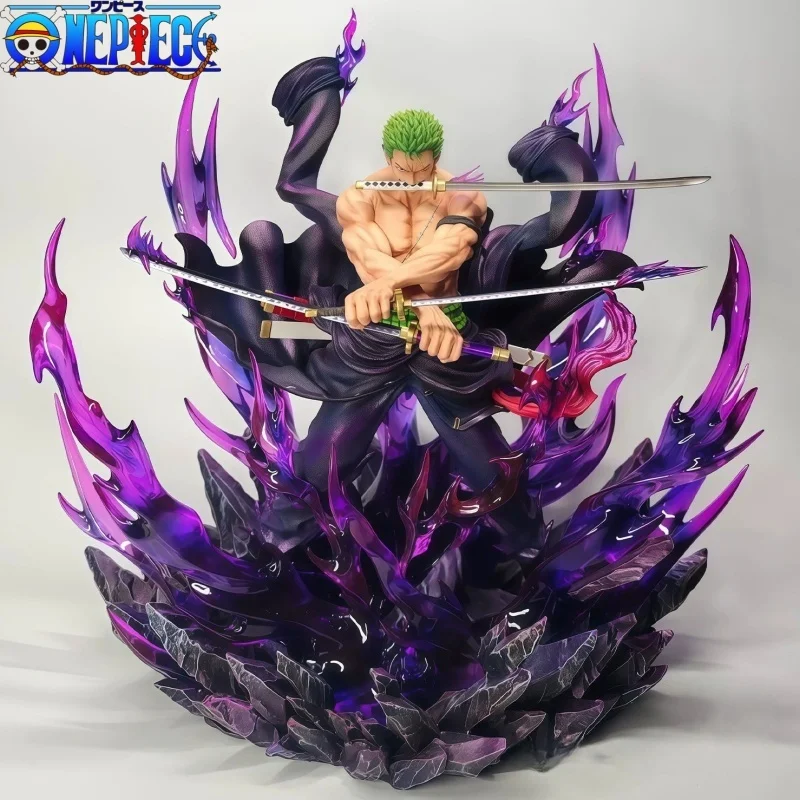 جديد حقيقي في المخزون Jt 30 سنتيمتر رورونوا زورو تمثال قطعة واحدة أنيمي الشكل زورو تحصيل بولي كلوريد الفينيل تمثال زخارف مكتب نموذج اللعب هدية #1