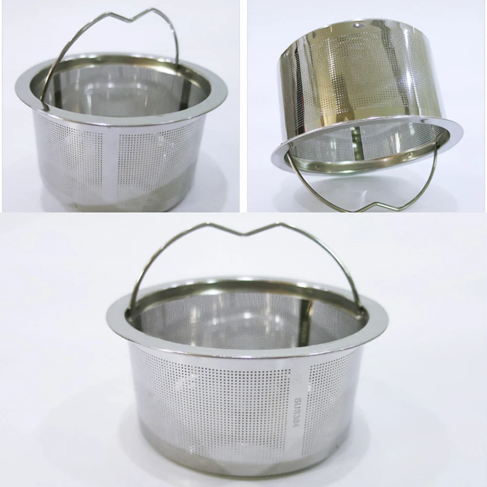 

2 Pcs Tea Leak Maker Strainer Filter with Handle Stainless Steel Infuser Strainers