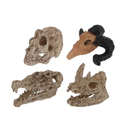Aquarium Decorations Resin Artificial Fish Tank Ornament Shrimps Small Fish Reptile Aquarium Shelter Landscape Decor