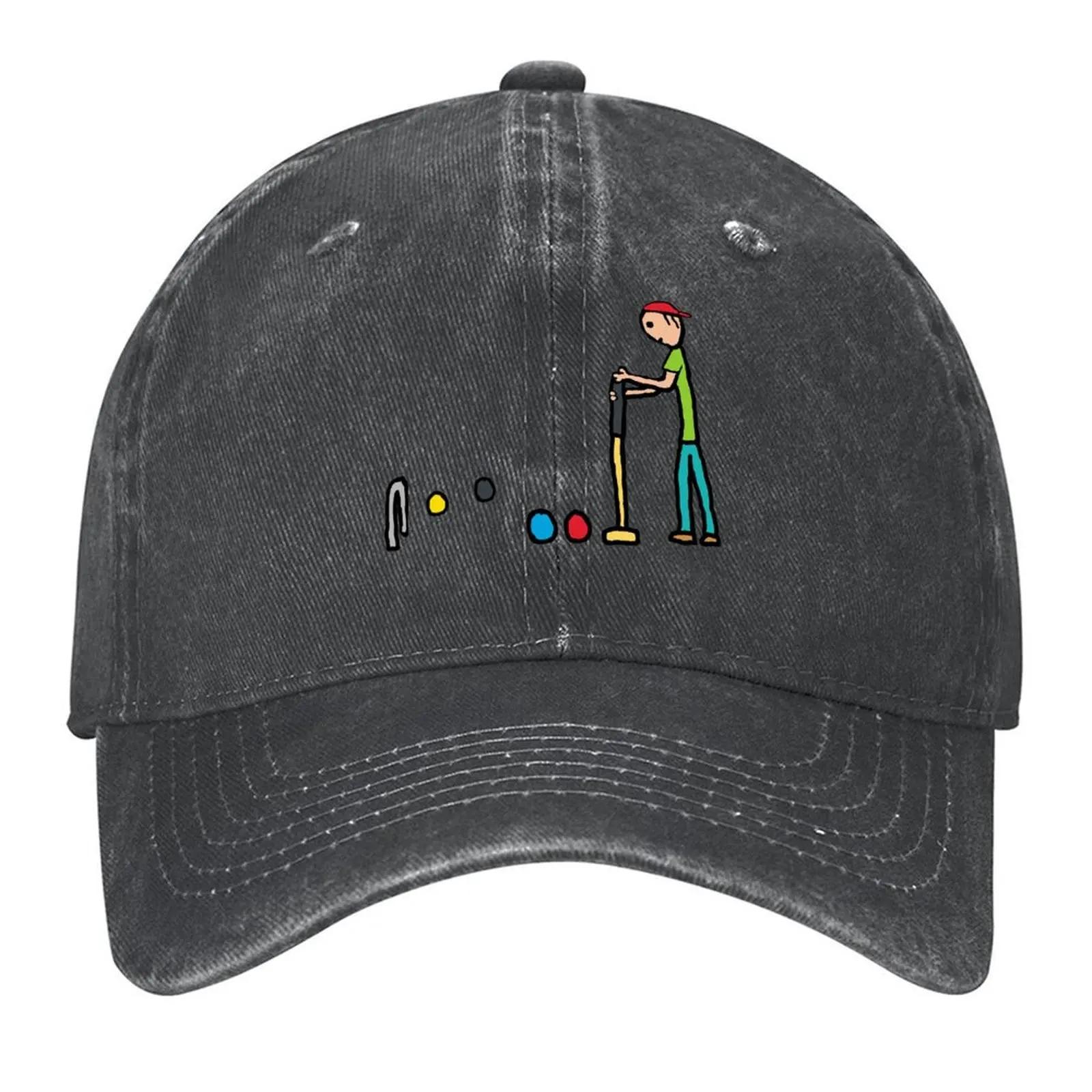 

Croquet Baseball Cap Cosplay Beach Outing Hat Man Luxury Brand Man cap Baseball For Men Women's