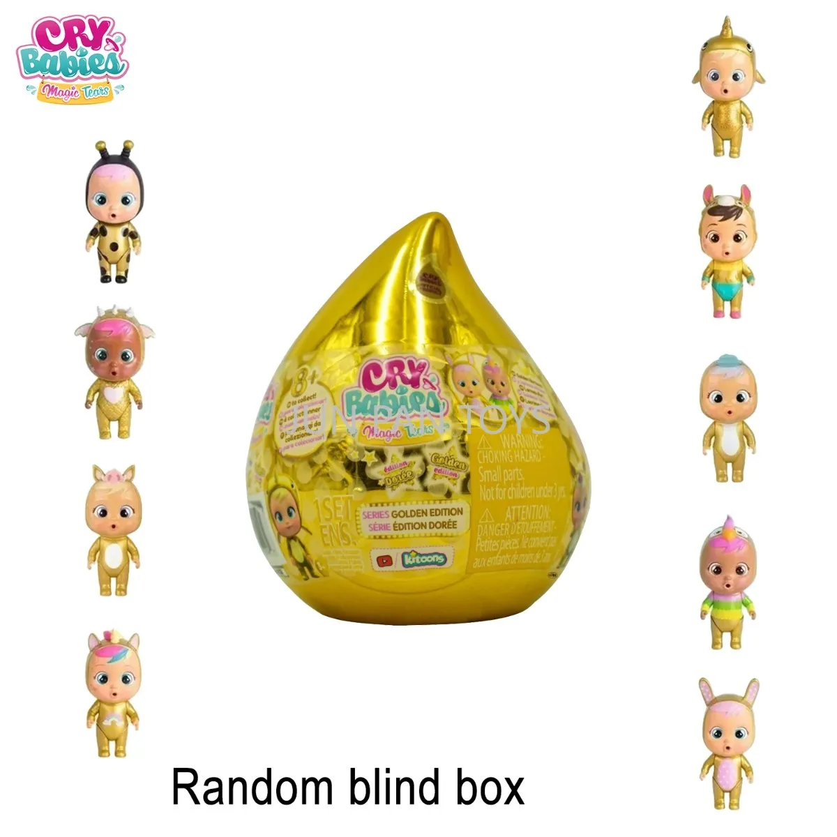 IMC Cry Babies Magic Tears Golden House Edition слепая коробка Коллекционные фигурки модные куклы детские игрушки Рождественский подарок-сюрприз