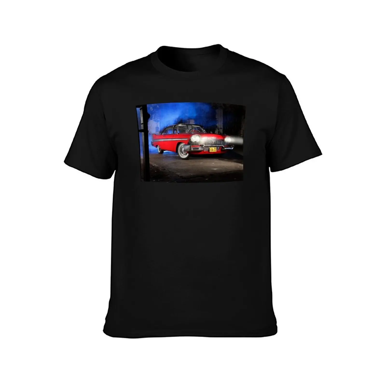 ?Christine“, the Plymouth Fury from the movie of John Carpenter T-Shirt, Summer Casual Cotton Tee, Oversized Streetwear Tops