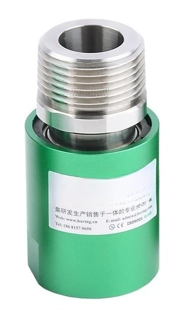 Single-way rotary joint through hole large 360-degree rotation high-speed high-pressure ventilation liquid glue slip ring