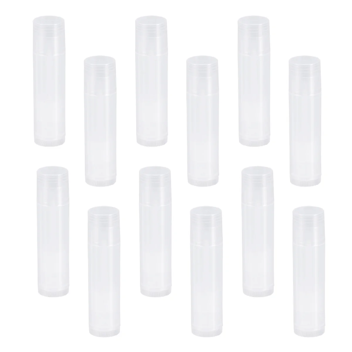 25 Pcs Mini Lip Glosses Lipstick Tube with Cover Empty Balm Containers Products