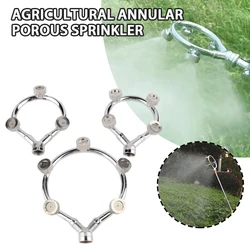 Agricultural Sprayers Nozzle Multifunctional Annular Nozzle Stainless Steel 3/5 Heads Garden Round Atomizing Nozzle