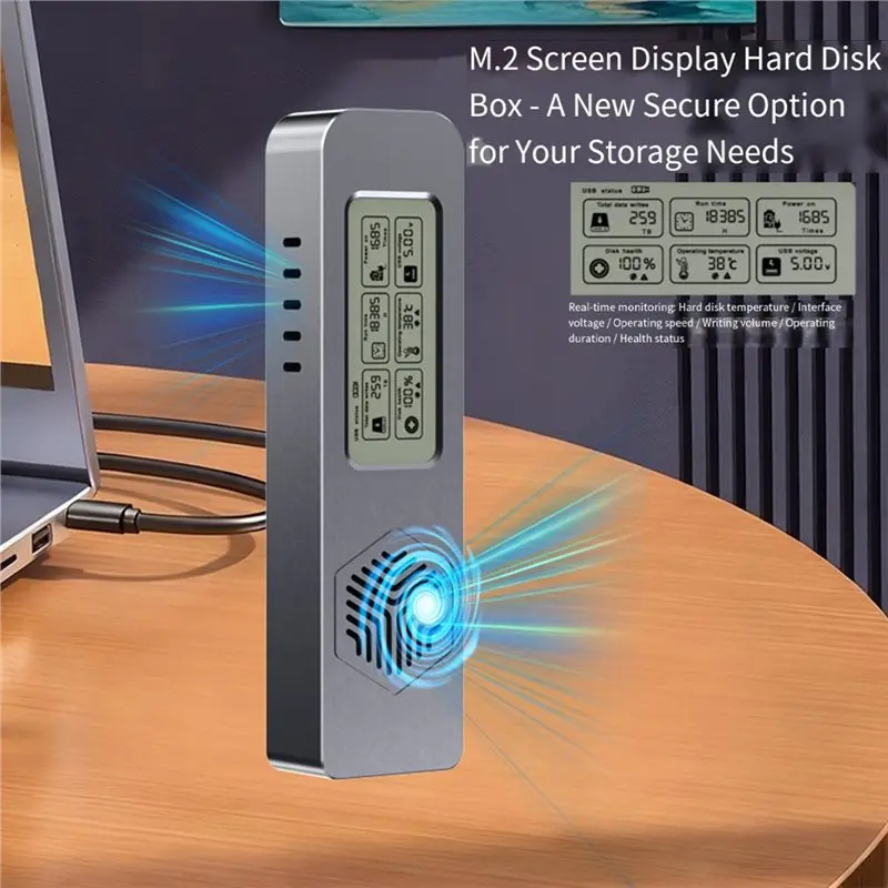 【PROMOTION】Intelligent Digital Health Detection NVME/ENGFF Dual-Mode M. 2 Hard Drive Case Protocol Solid-State Mobile Storage En