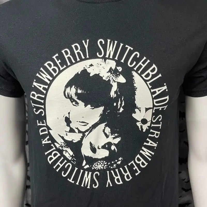 Strawberry Switchblade Shirt Gothic Deathrock Goth Post Punk Music Unisex Tee