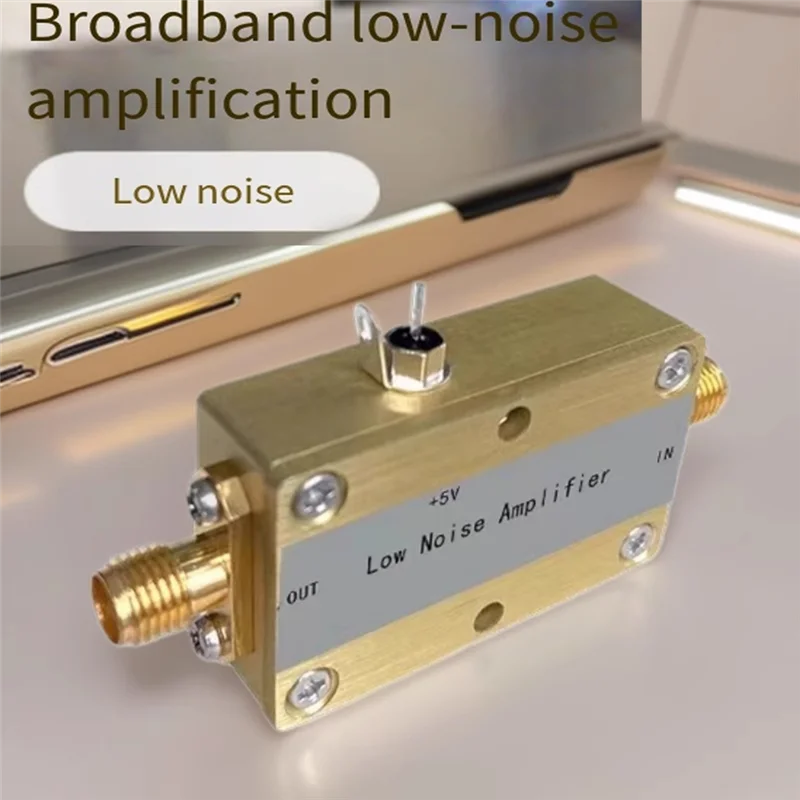 【Buy Now】Wideband RF Low Noise Amplifier Module For 50M-4Ghz Radio Frequency 90Ma Low Power Consumption Featuring SMA Female Con