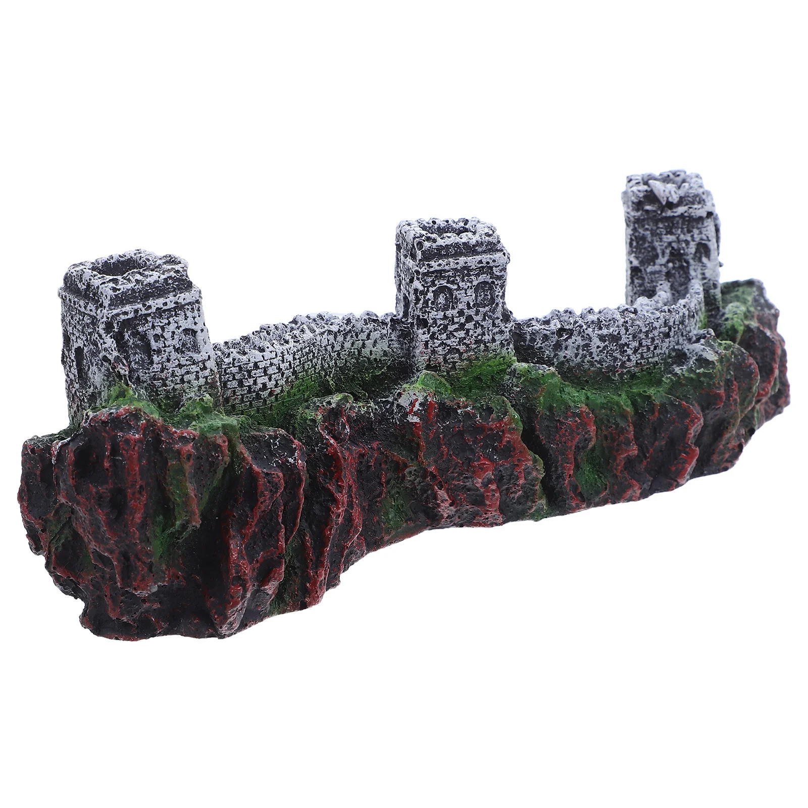 

Great Wall Resin Mini Chinese Architecture Statue Weather Resistant Outdoor Garden Decoration Lightweight Waterproof Ornament